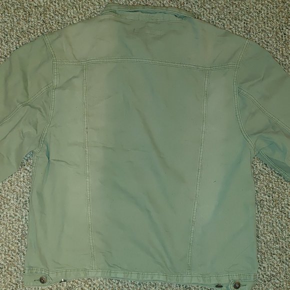 Royal Blue Denim Jacket - Green - Picture 1 of 5